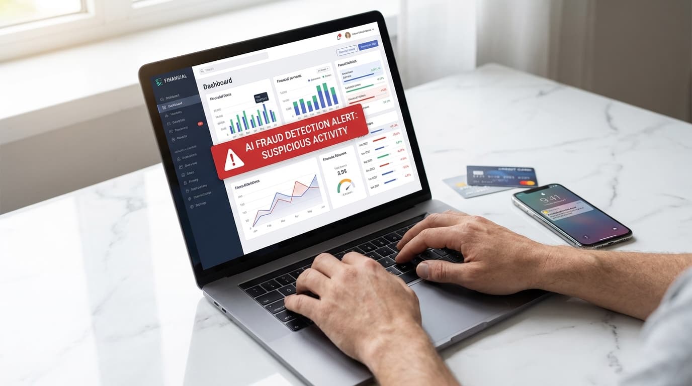 AI-powered financial analytics dashboard